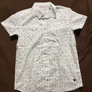 GUESS Kids White Button Up Shirt, Size 14, Perfect Condition